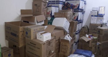 صور.. ضبط 500 ألف عبوة منتجات طبية بمخزن أدوية غير مرخص بالإسكندرية 