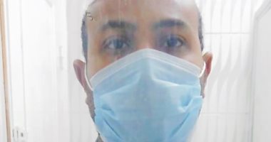 بالجوانتى والكمامة.. "محمد" يشارك فى مبادرة "اليوم السابع" للوقاية من كورونا