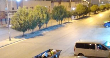 محمد يشارك صورة خلو الرياض من المارة تنفيذا لقرار الحظر بالسعودية