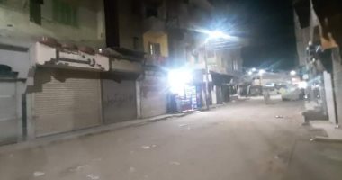 صور.. أهالى شبين القناطر بالقليوبية يلتزمون بحظر التجوال لليوم الثالث