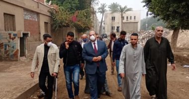 جولة مفاجئة لنائب محافظ الجيزة بكفر زهران فى البدرشين ..صور