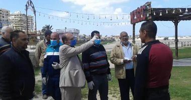 شاهد إجراءات غلق شواطئ بورسعيد لمواجهة كورونا.. صور