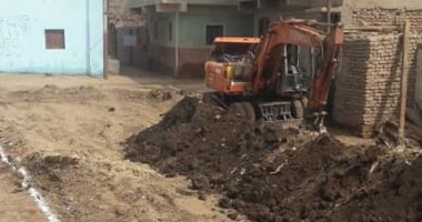 مدينة الزينية تواصل أعمال بناء مقر الحملة الميكانيكية لقرية الزينية بحرى.. صور