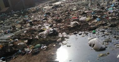 أهالى أبو لبن بالشرقية يشكون من تراكم القمامة والصرف الصحى