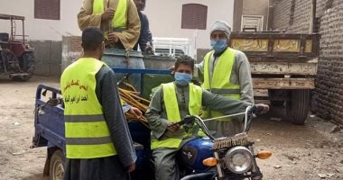 احمى نفسك بنفسك حملة للتوعية بفيروس كورونا بقرية بنى عدى بأسيوط 