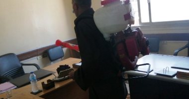 استمرار أعمال تطهير المنشأت الحكومية بالشرقية .. صور