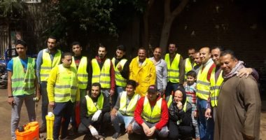 حملة تعقيم وتطهير فى كفر شبين بالقليوبية لمواجهة كورونا