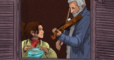 لوحات العزف من شرفات المنازل للتصدى لفيروس كورونا.. شاهدها