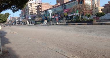 سيولة مرورية على طريق النصر فى الاتجاهين