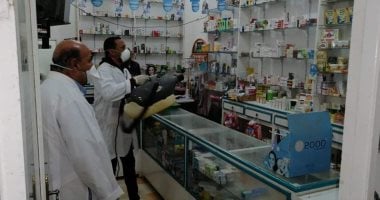 بيطرى القصير يعقم الصيدليات ومحلات البقالة ومحطات الوقود بالبحر الأحمر.. صور