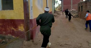 أهالى قرية السيد أيوب فى أبو حماد بالشرقية يطهرون المنازل والشوارع