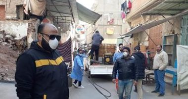 شباب مدينة عزبة البرج بدمياط يشاركون بحملة تطهير للمدينة