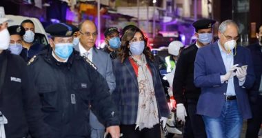 محافظ دمياط ومدير الأمن يتفقدان أماكن التمركزات برأس البر خلال فترة حظر التجوال