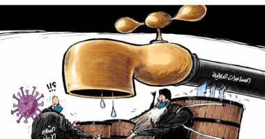 كاريكاتير صحيفة سعودية.. نظام إيران يستولى على المساعدات الإنسانية