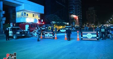 انتشار أمنى بشوارع الجيزة ومدير الأمن يتفقد تطبيق حظر التجوال
