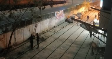 "كريم" يشارك صحافة المواطن خلو الدائرى فى البساتين من المارة خلال ساعات الحظر