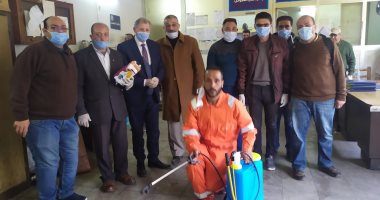 شاهد الإجراءات الاحترازية لجمارك الإسكندرية للوقاية من كورونا