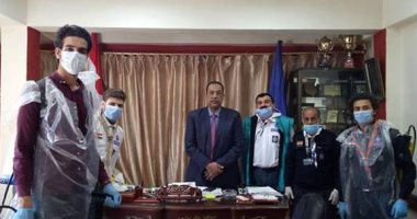 صور.. حملة لتعقيم وتطهير المؤسسات الحكومية بدمياط لمواجهة فيروس كورونا