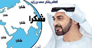 كاريكاتير صحيفة إماراتية.. العالم ممتن للإمارات لجهودها فى مكافحة "كورونا
