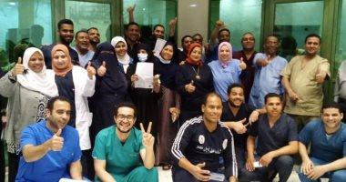 صور.. مستشفى إسنا للعزل تعلن خروج 11 حالة جديد بعد تعافيهم من كورونا 