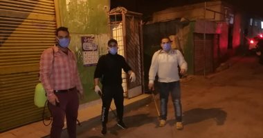 البركة فى الشباب.. حملة لتعقيم وتطهير شوارع طناش بالوراق لمواجهة كورونا