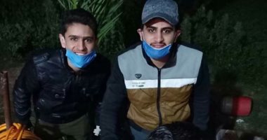 شباب قرية زاوية المصلوب ببنى سويف يطهرون الشوارع للوقاية من فيروس كورونا