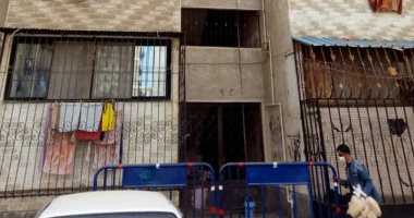 صور.. عزل عمارتين بحى الضواحى فى بورسعيد بعد اكتشاف حالتى كورونا
