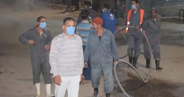 فض سوق الأربعاء بمغاغة وحملة لتطهير شوارع أبو قرقاص فى المنيا