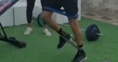 حارس الأهلي يخوض تدريبات منزلية للحفاظ على اللياقة البدنية ..صور