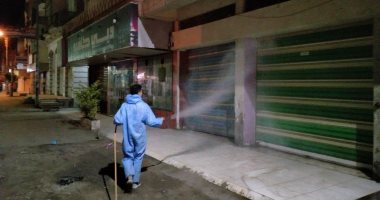 شباب أهالى قرية منشأة الإخوة بالدقهلية يواصلون تطهير والتعقيم لمواجهة كورونا