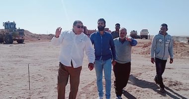 رئيس مدينة الغردقة: العمل بأحواض الموازنة التابعة لمحطة المعالجة الثلاثية.. صور 