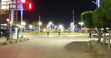صور.. التزام المواطنين فى كفر الشيخ بحظر التجوال