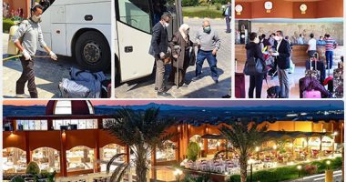 مطار مرسى علم يستقبل المصريين العالقين فى واشنطن على متن رحلة استثنائية.. العائدون من أمريكا خضعوا للكشف الصحى فى المطار.. ونقلوا لأحد فنادق شمال المدينة للحجر لمدة 14 يوما.. ومصادر تؤكد: عدد الركاب 275