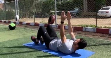 للحفاظ على لياقته.. محمود متولي يواصل التدريبات الانفرادية
