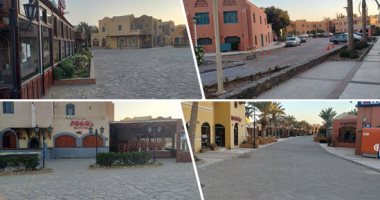 السكون يسيطر على شوارع القرى السياحية بالبحر الأحمر بعد رحيل الأجانب لبلادهم.. "الجونة" خالية من المارة وقاطنوها الأكثر التزامًا بحظر التجوال.. الحافلات السياحية تختفى من الطرقات واللنشات تستقر بمراسيها