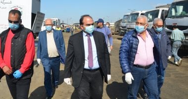 صور..نائب محافظ الاسكندرية يتفقد إجراءات السلامة فى معالجة المخلفات الطبية 