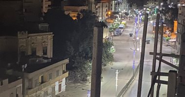 خالد يشارك صورة لخلو قرية سمنود بالغربية من المارة بسبب حظر التجوال