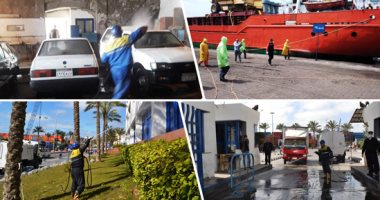 بوابة مصر البحرية فى أمان.. ميناء الإسكندرية يعقم السفن القادمة من الخارج.. لانش لنقل طاقم الحجر الصحى للكشف على طاقم السفن وتعقيمها قبل دخولها.. التعامل إلكترونيا لمنع الاختلاط.. وتمديد تصاريح سفر البحارة