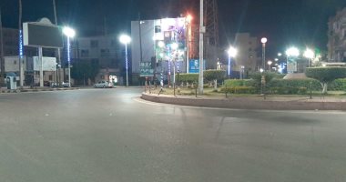 دوريات أمنية بشوارع كفر الشيخ للتأكد من التزام المواطنين بحظر التجوال.. صور