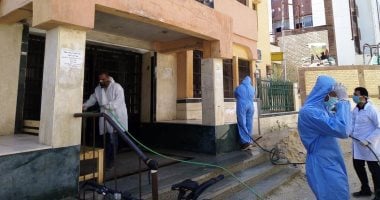 جامعة سيناء تشارك في حملة التعقيم والتطهير ضد فيروس كورونا بمدينة العريش.