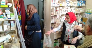 صور.. حماية المستهلك: ضبط كمامات وكحول بالصيدليات مجهولة المصدر