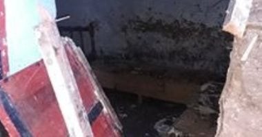 قارىء يشكو من انهيار منزله بالمنوفية بسبب عاصفة التنين