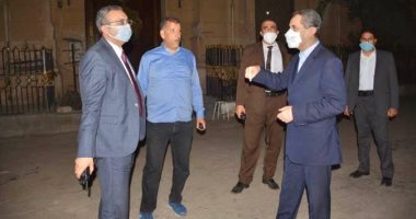 محافظ الغربية ونائبه فى جولة مفاجئة لتفقد أعمال النظافة بأحياء طنطا