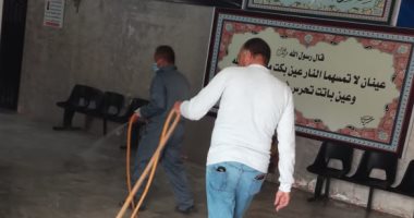 جهاز مدينة الصالحية الجديدة: تعقيم قسم الشرطة ونقطة الإسعاف لمواجهة كورونا