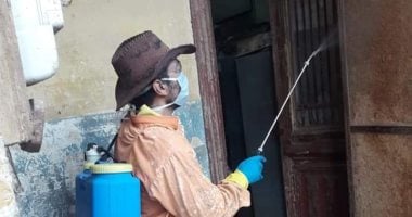تطهير مدينة منوف للوقاية من أخطار فيروس كورونا بالمنوفية.. صور