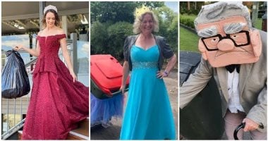 لحظة إلقاء القمامة تتحول إلى حفل تنكرى فى أستراليا.. "الملل يعمل أكثر من كده"