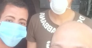 بالجوانتى والكمامة.. بشرى يشارك فى مبادرة "اليوم السابع" للوقاية من كورونا