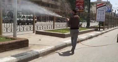أهالى طنطا يشاركون صحافة المواطن بصور أثناء تطهير الشوارع للوقاية من كورونا