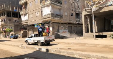 الشعب الجمهورى يوفر 90 طن مطهرات لتعقيم شوارع وأحياء كفر الشيخ.. صور