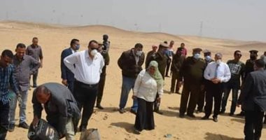 استرداد ألف فدان أملاك دولة بالصحراوى الغربى بمركز ملوى المنيا .. صور